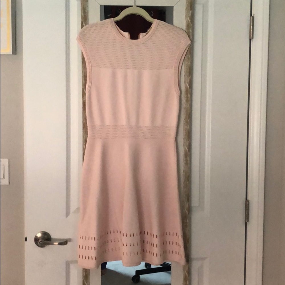 Pink Ted Baker sweater feel dress NWT size 3